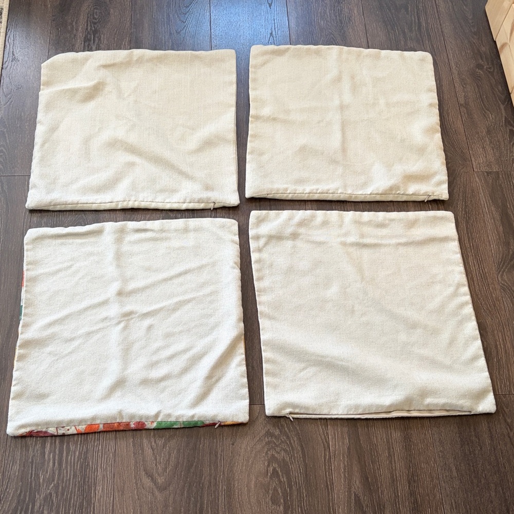 Set of 4 Autumn Themed Pillow Covers - Picture 3 of 3
